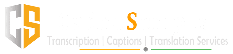 CadreScripts transcription and captioning services